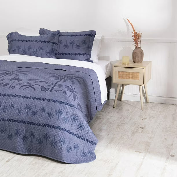 Quilt Cordoba Estampado 1.5 Plazas / Vegetacion – Mashini