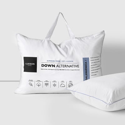 Almohada Cannon Home Down Alternative – Microfibra Ultra Suave