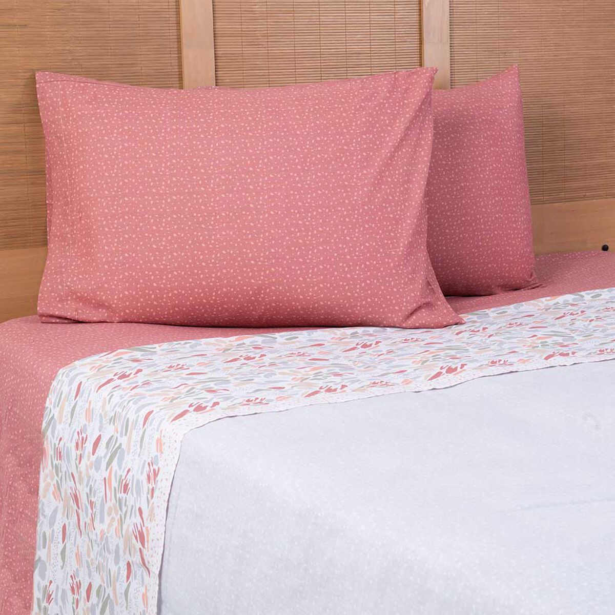 Juego de Sábanas Estampadas 144 Hilos 1.5 Plazas Mashini