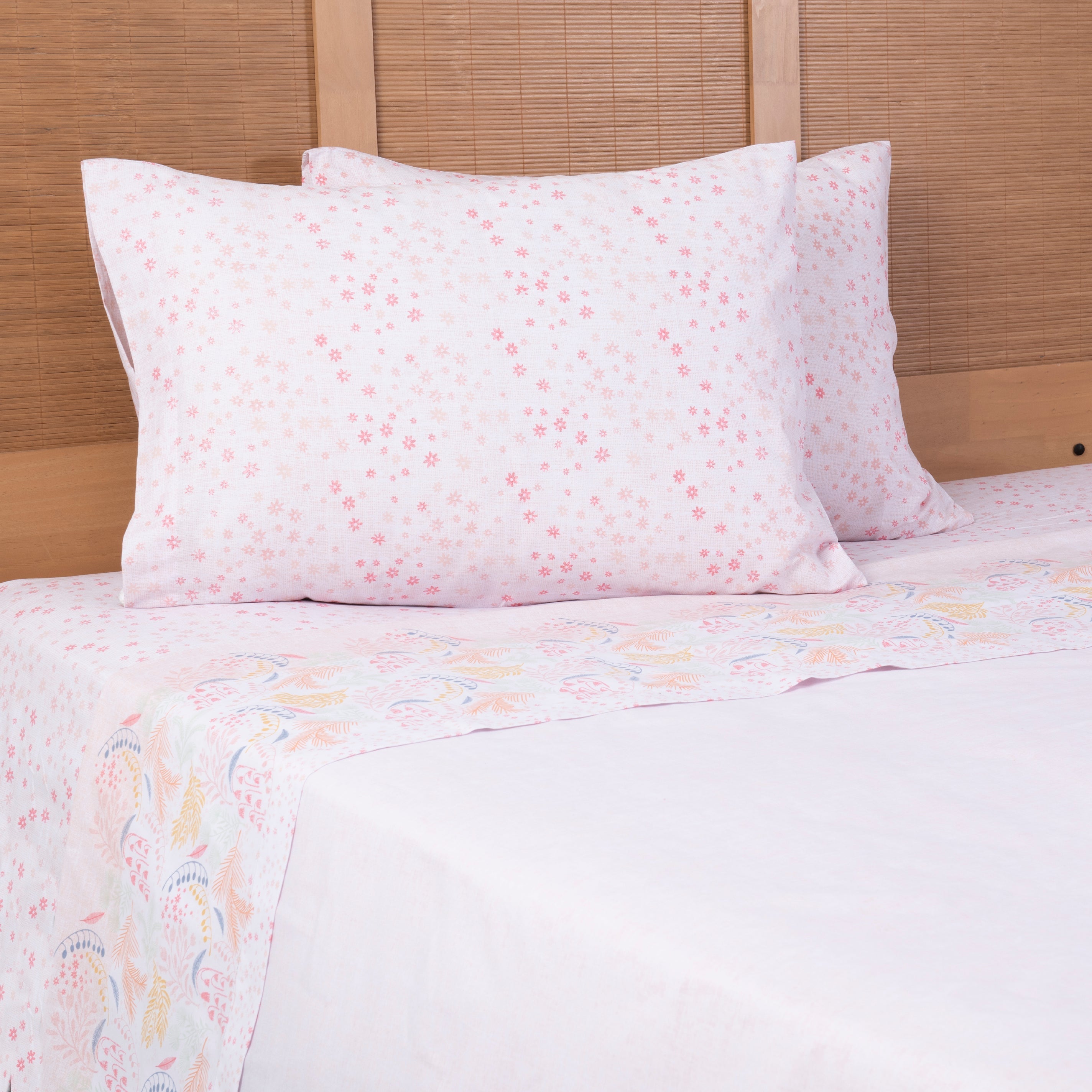 Juego de Sábanas Estampadas 144 Hilos 1.5 Plazas Mashini