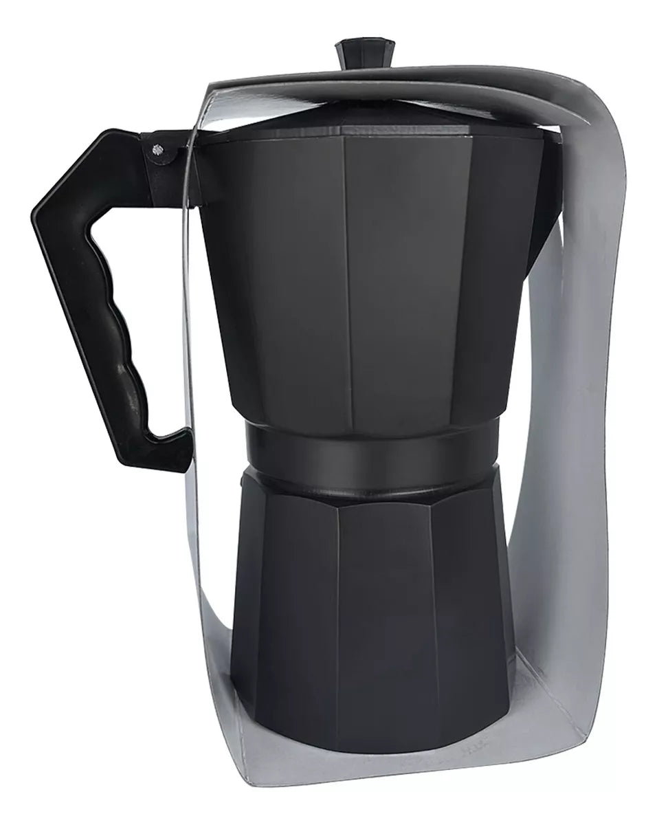 Cafetera Italiana Aluminio Charcoal 12 TAZAS