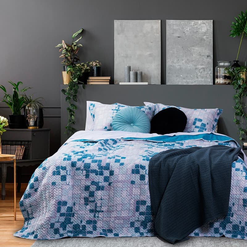 Quilt Microfibra Estampado 1.5 Plazas