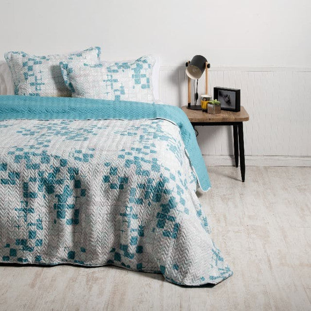 Quilt Microfibra Estampado 1.5 Plazas