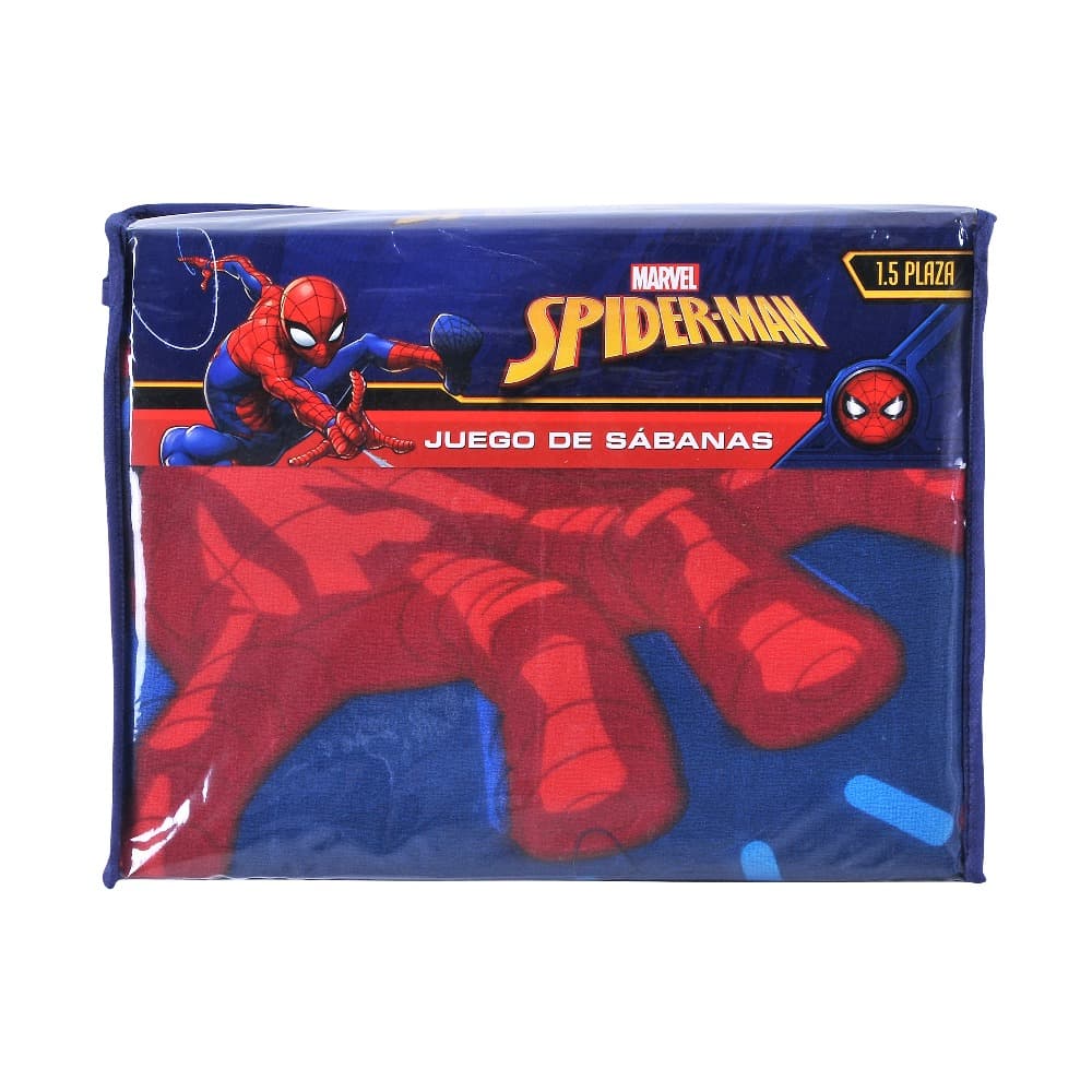 Juego de Sábanas Infantiles Microfibra 1.5 Plazas Spider Man