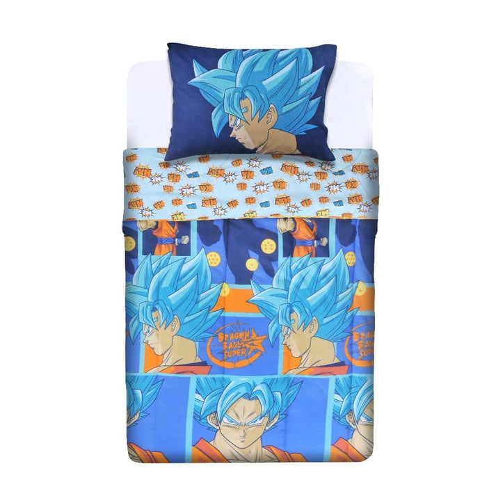 Juego de Sábanas Infantiles Microfibra 1.5 Plazas Dragon Ball Z