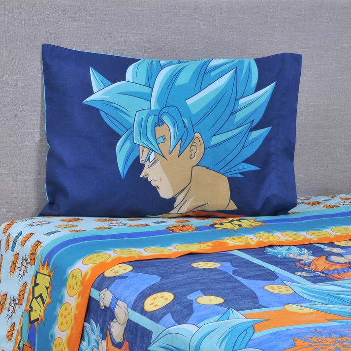Juego de Sábanas Infantiles Microfibra 1.5 Plazas Dragon Ball Z