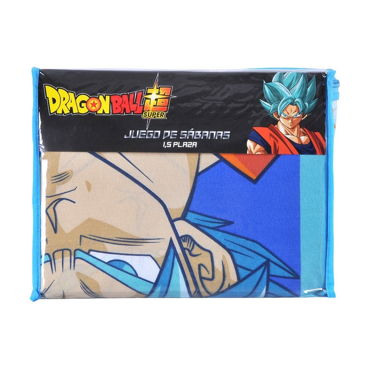 Juego de Sábanas Infantiles Microfibra 1.5 Plazas Dragon Ball Z
