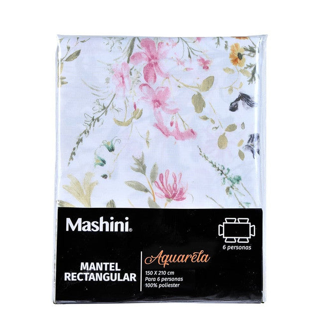 Mantel Rectangular 150x210 Acuarela