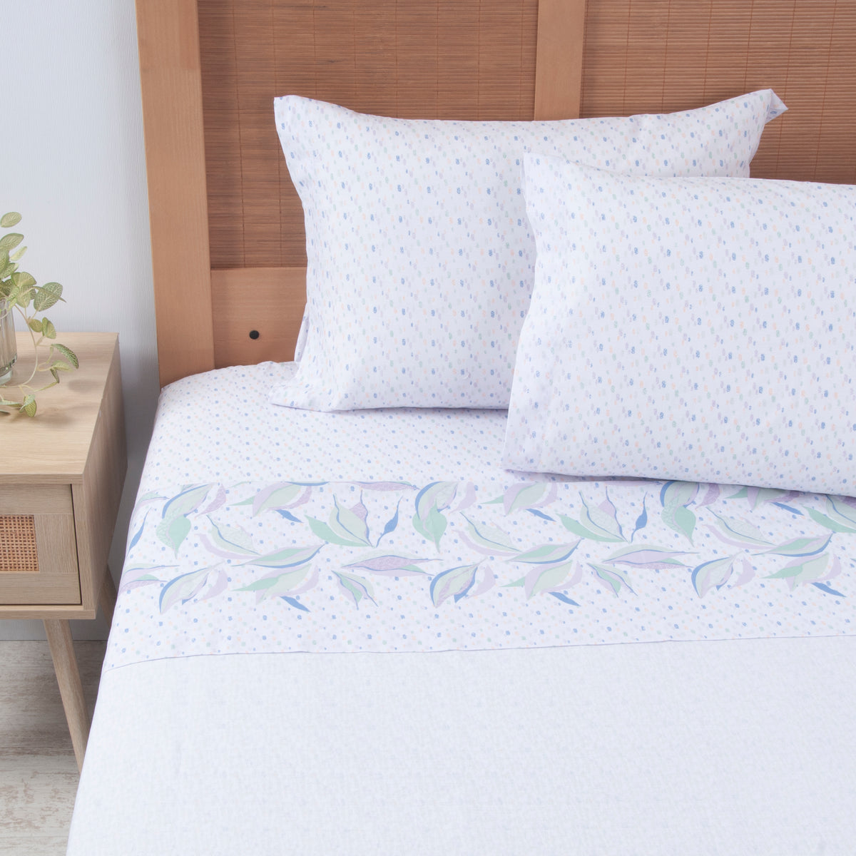 Juego de Sábanas Estampadas 144 Hilos King Mashini