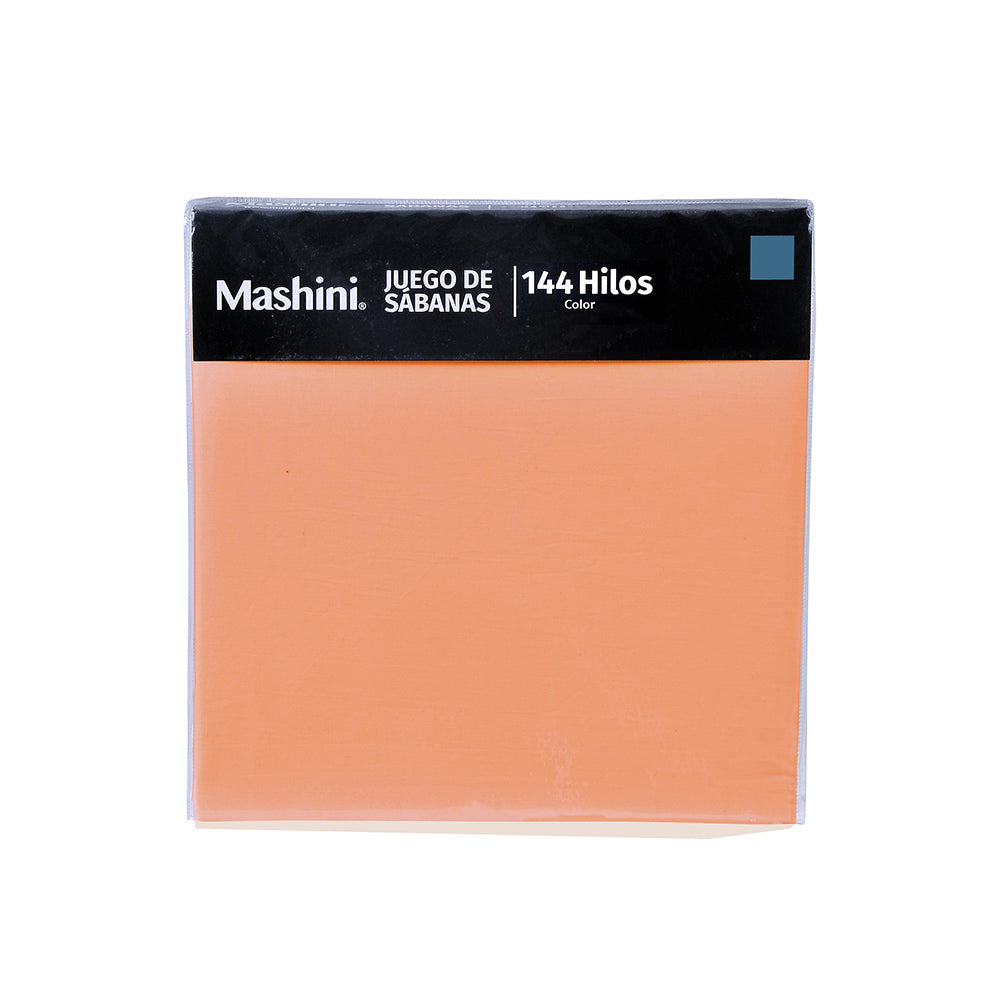 Juego de Sábanas Colores 144 Hilos 2 Plazas Mashini