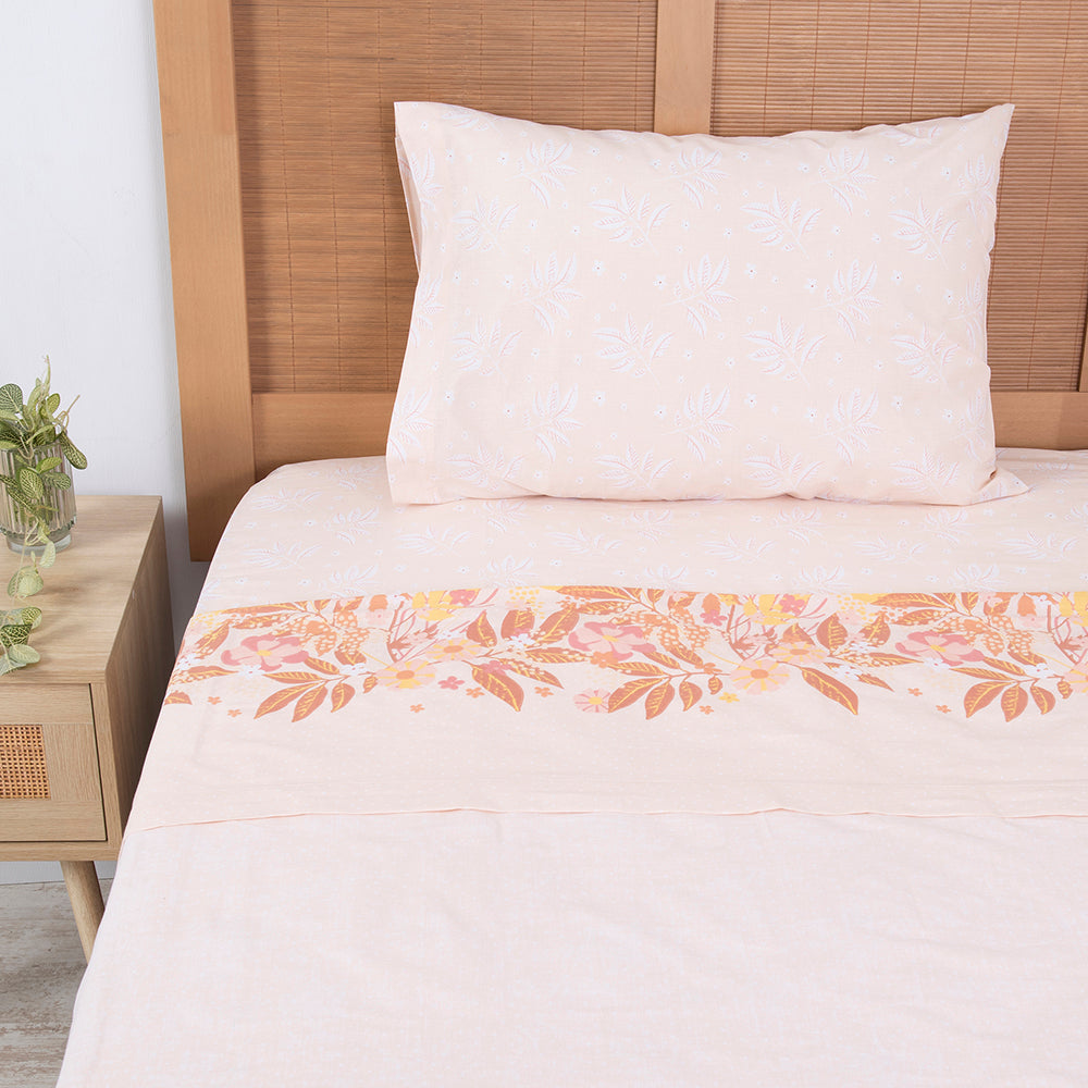 Juego de Sábanas Estampadas 144 Hilos 1.5 Plazas Mashini