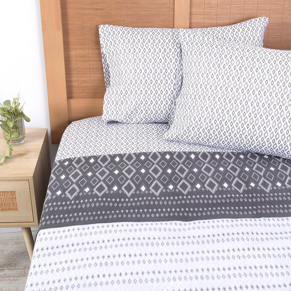 Juego de Sábanas Estampadas 144 Hilos King Mashini