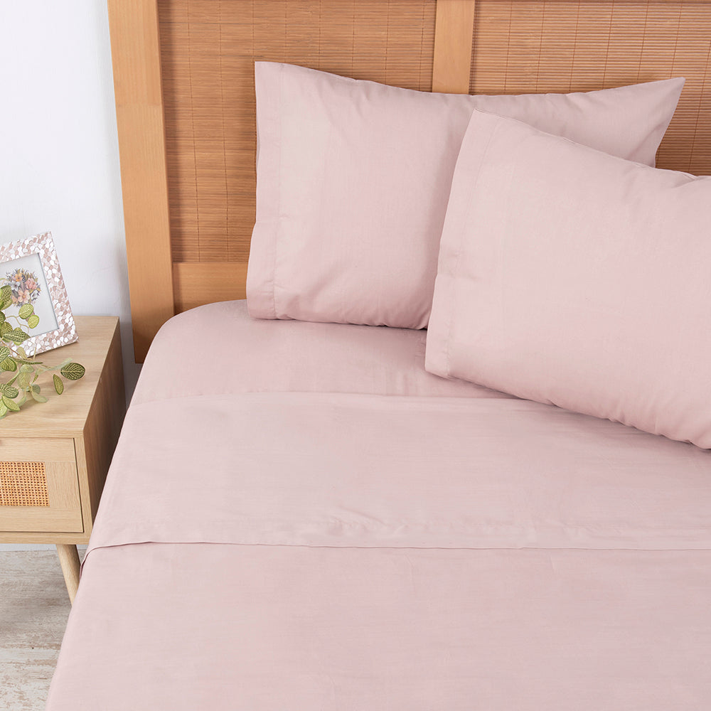 Juego de Sábanas Colores 144 Hilos 2 Plazas Mashini