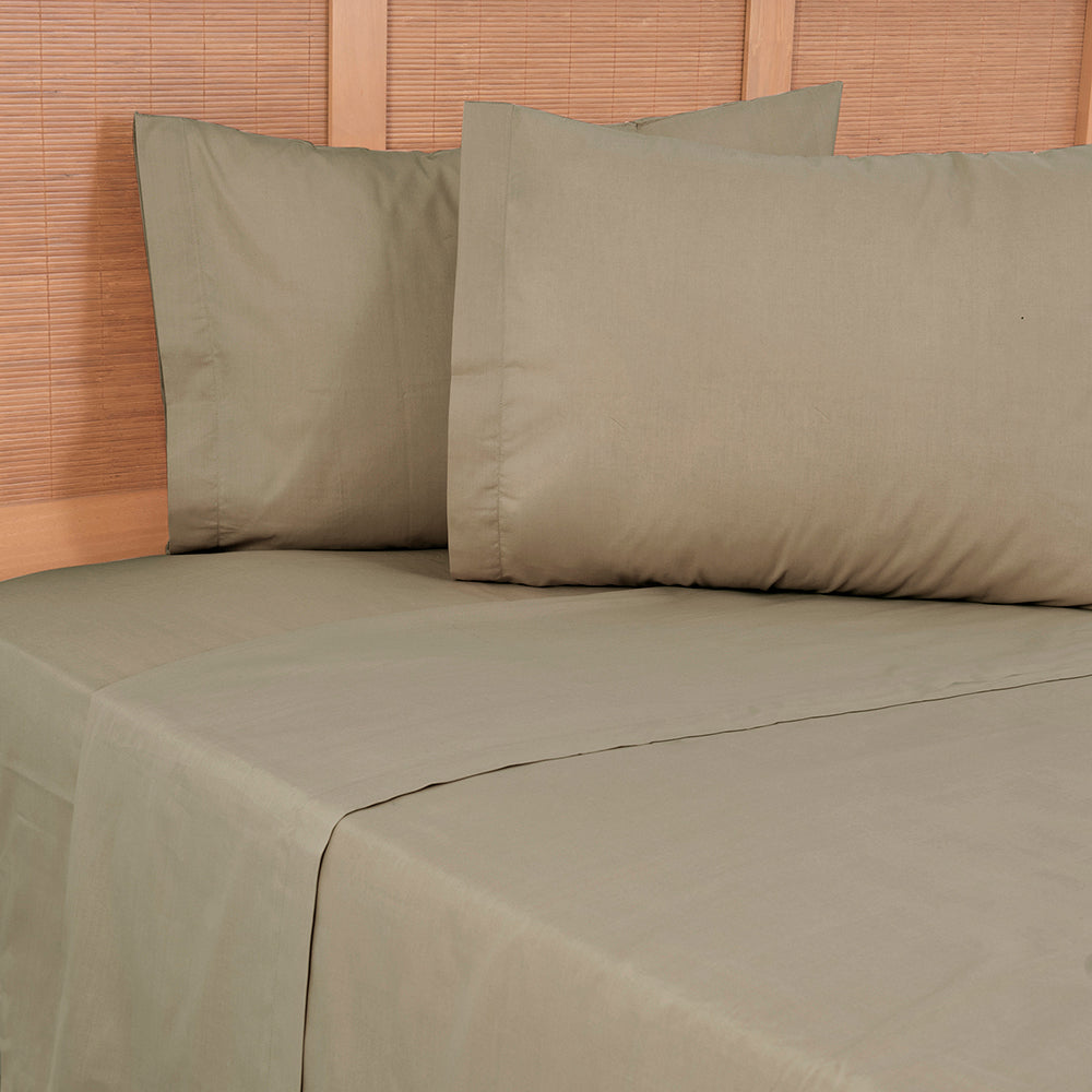 Juego de Sábanas Colores 144 Hilos 2 Plazas Mashini