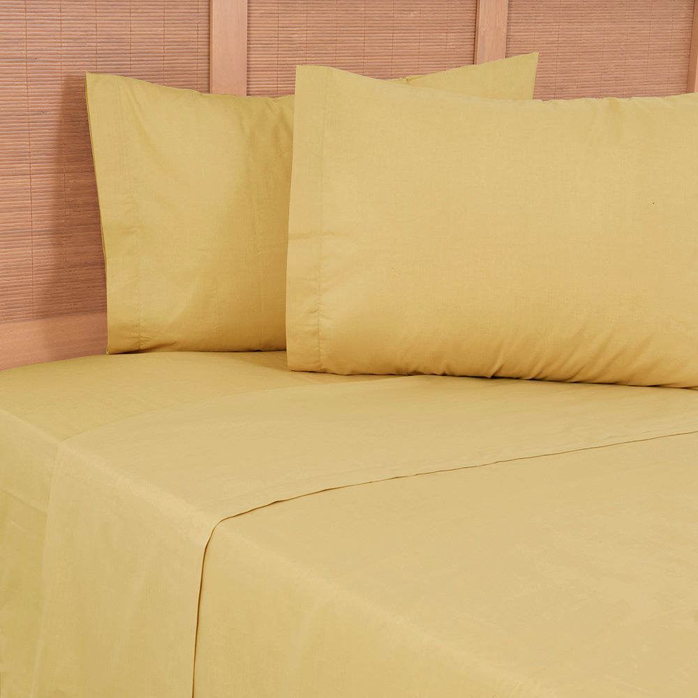 Juego de Sábanas Colores 144 Hilos 2 Plazas Mashini