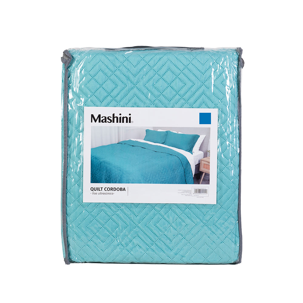Quilt Cordoba Liso 2 Plazas Mashini