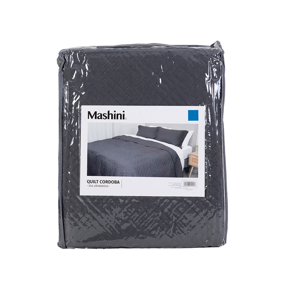 Quilt Cordoba Liso 2 Plazas Mashini