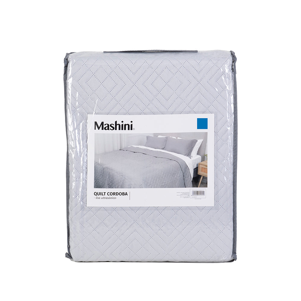Quilt Cordoba Liso 1.5 Plazas