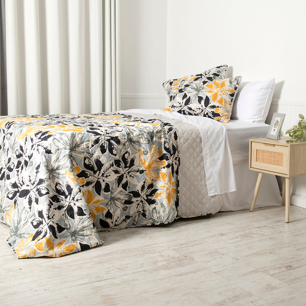 Quilt Microfibra Estampado 1.5 Plazas