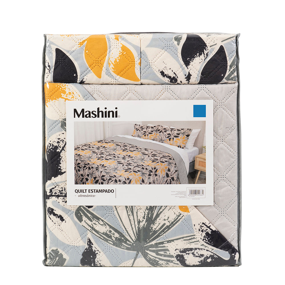 Quilt Microfibra Estampado 1.5 Plazas