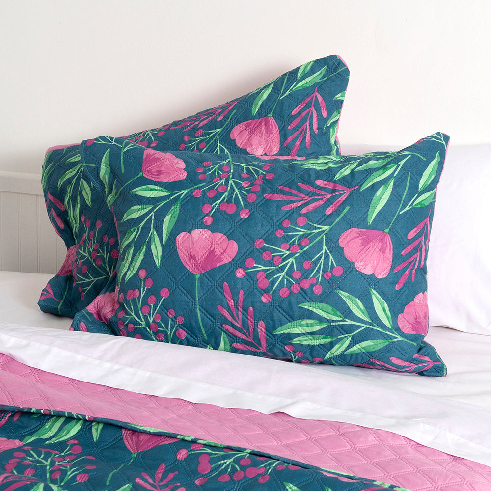 Quilt Microfibra Estampado 1.5 Plazas