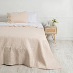 Quilt 1.5 Plazas Portugal Mashini Microfibra Reversible + Funda 50x70cm