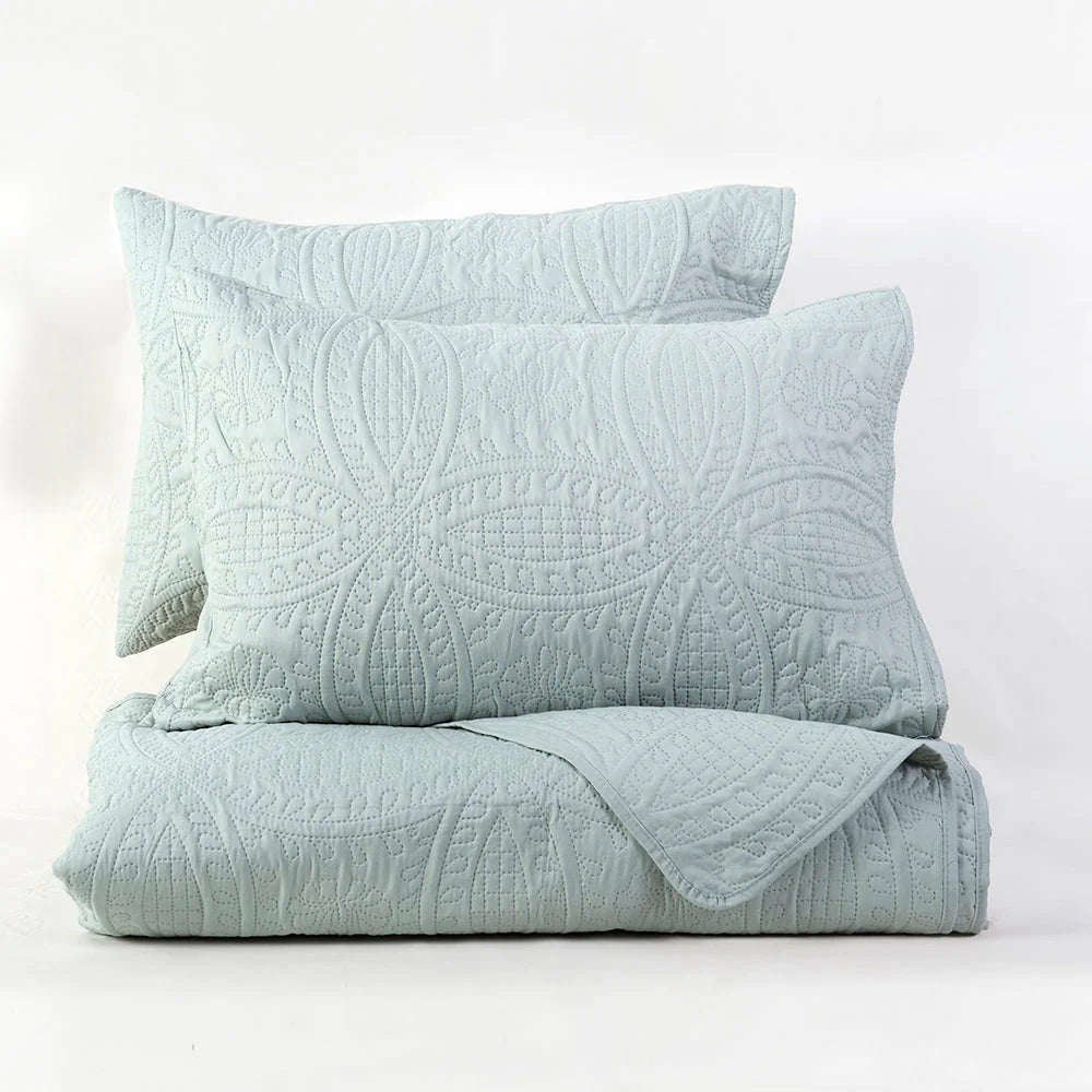 Quilt 1.5 Plazas Portugal Mashini Microfibra Reversible + Funda 50x70cm