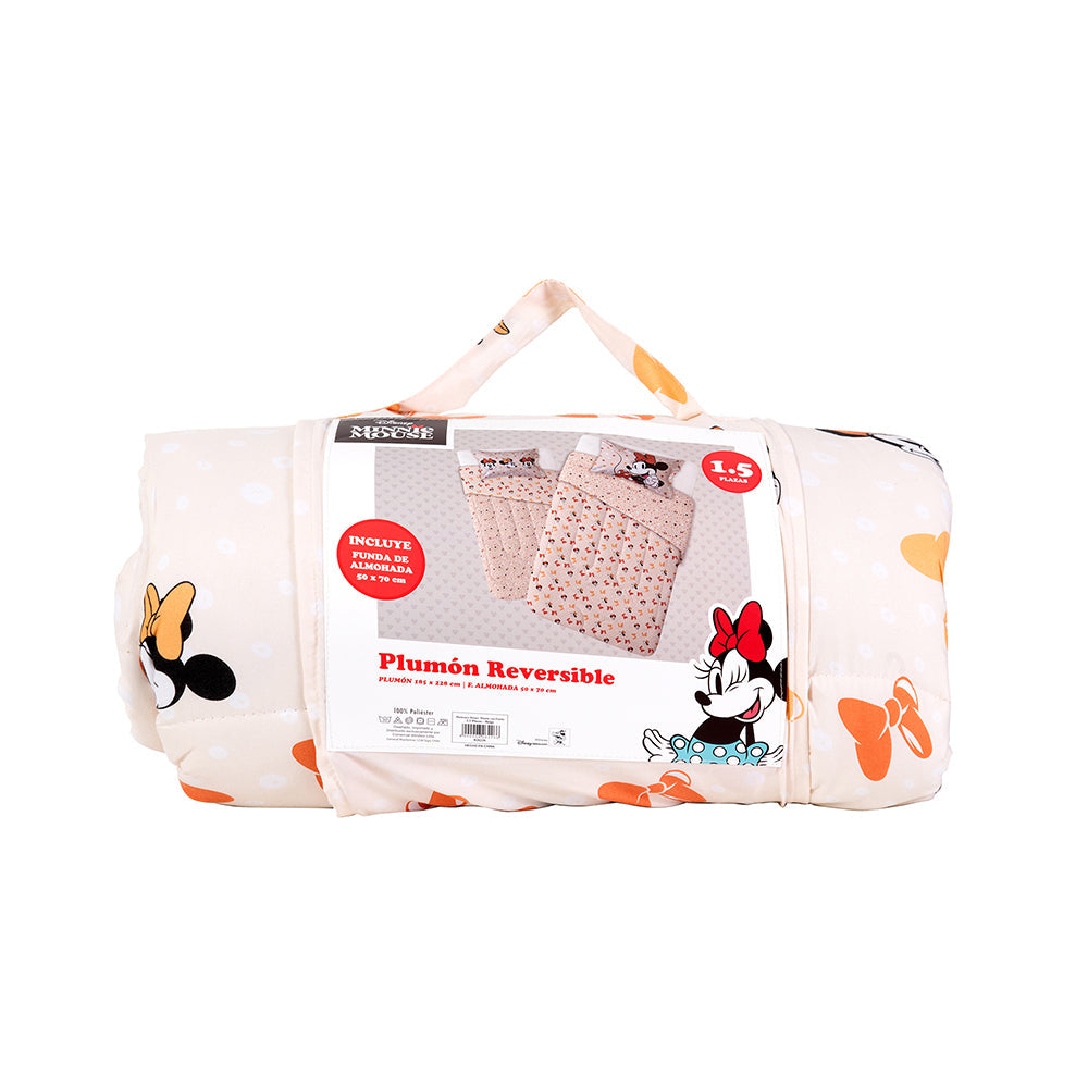 Plumon 200 grs 1.5 Plazas Minnie Beige