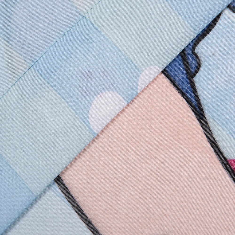 Sábana 1.5 Plazas Microfibra Stitch Fluffly