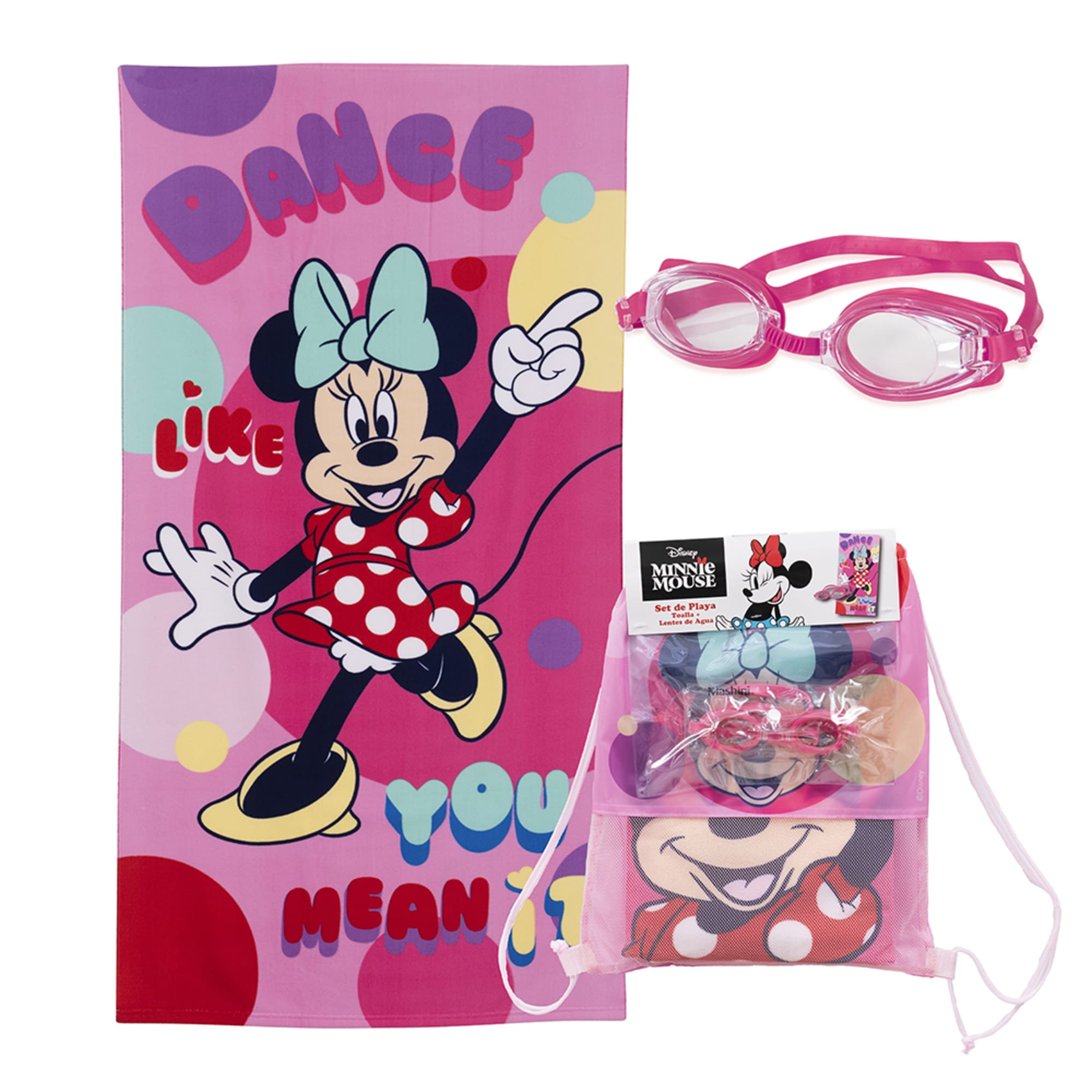 Set Infantil de Playa Toalla + Lentes de agua