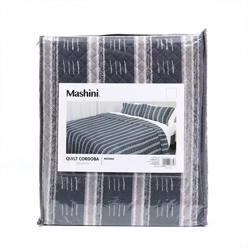 Quilt Cordoba Estampado 1.5 Plazas – Mashini