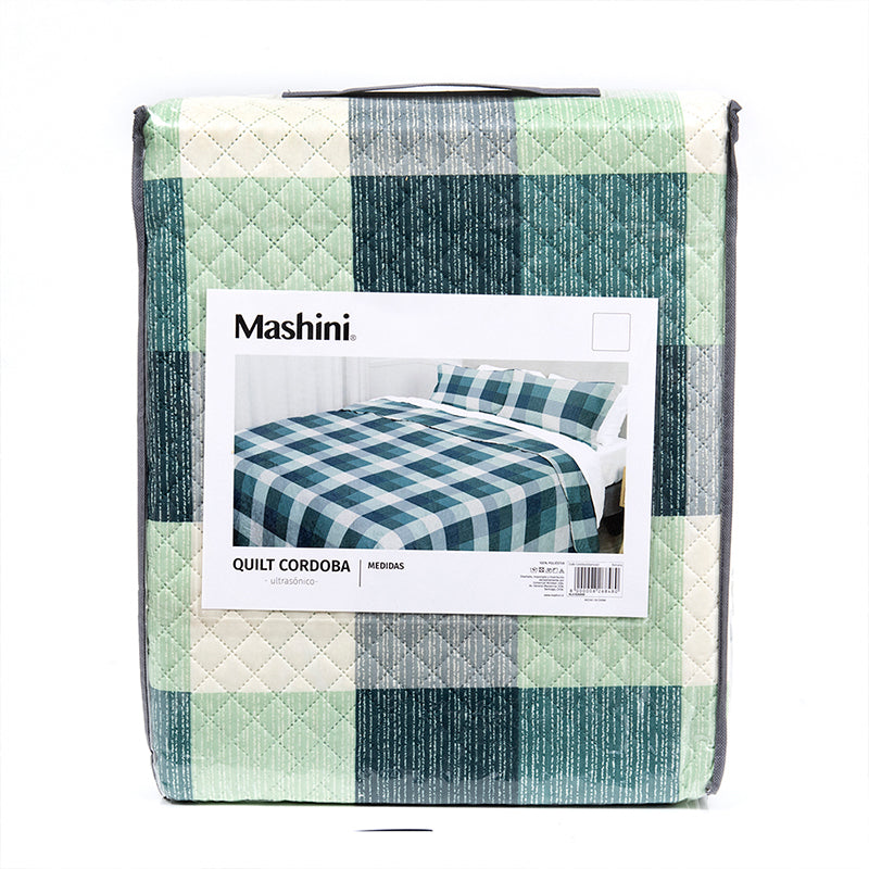 Quilt Cordoba Estampado 2.0 Plazas Mashini