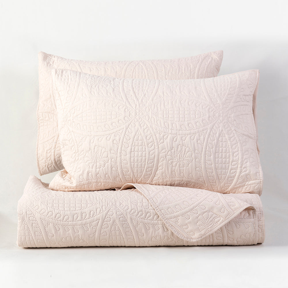 Quilt 2 Plazas Portugal Mashini Microfibra Reversible + Funda 50x70cm - 220x240cm