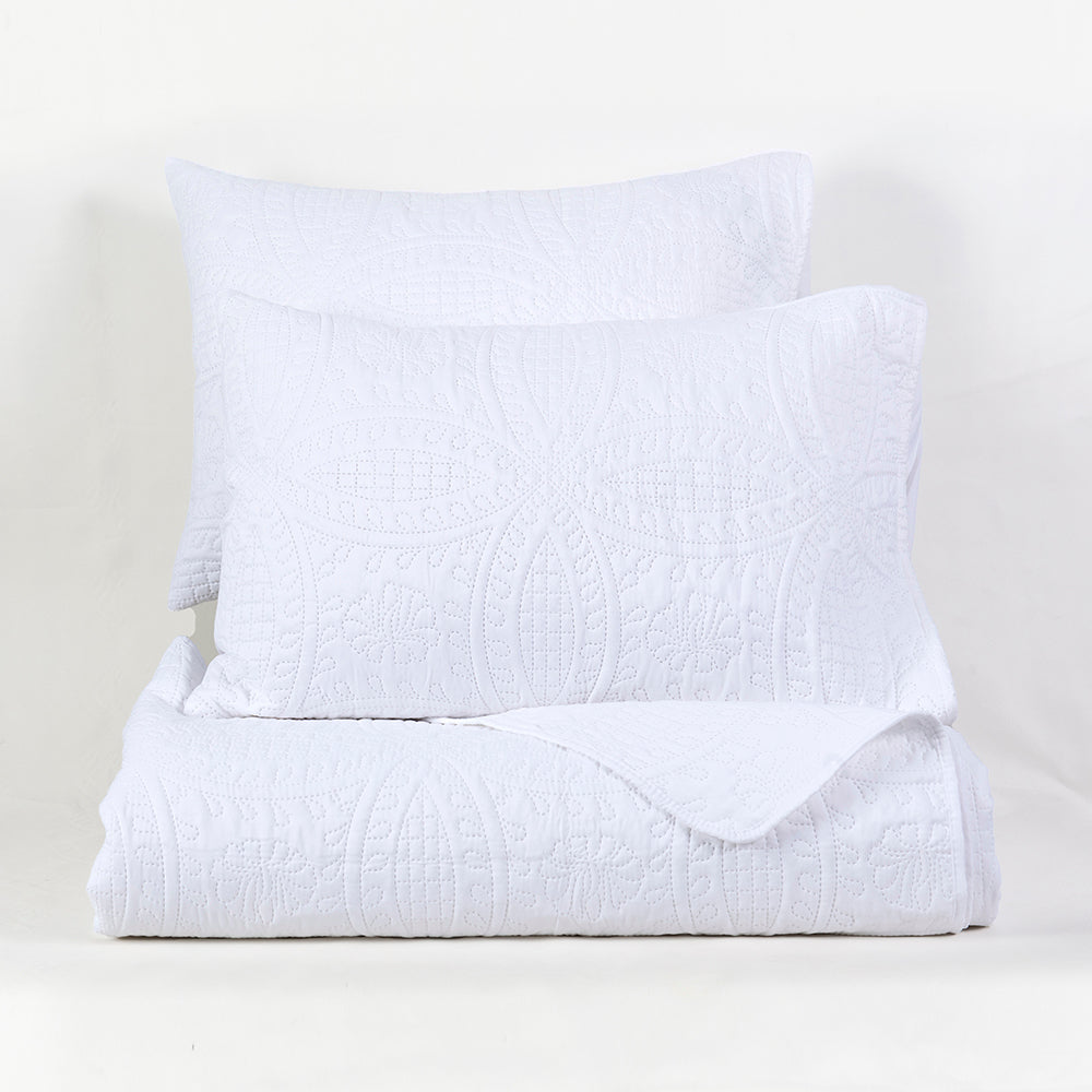 Quilt 2 Plazas Portugal Mashini Microfibra Reversible + Funda 50x70cm - 220x240cm