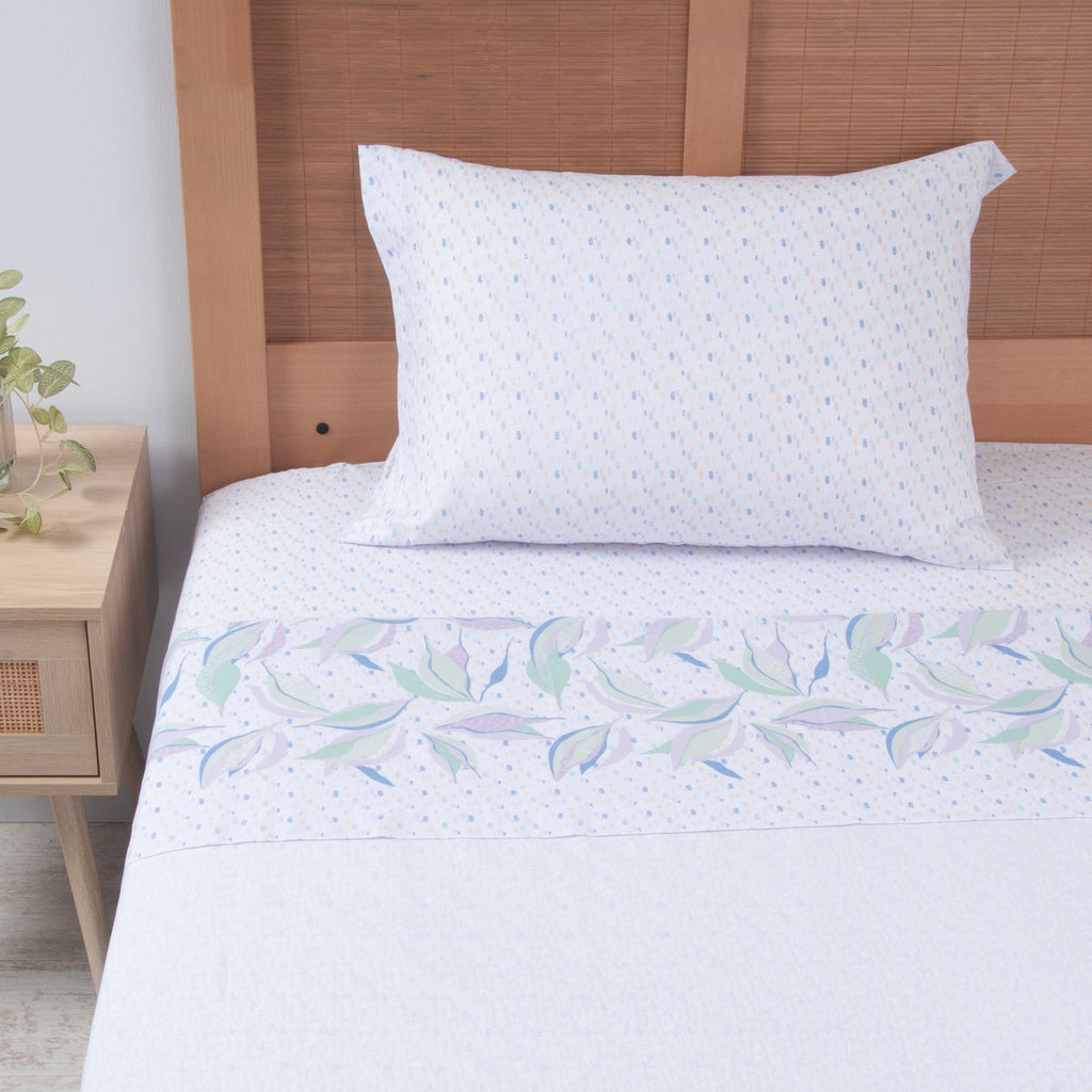Juego de Sábanas Estampadas 144 Hilos 1.5 Plazas Mashini