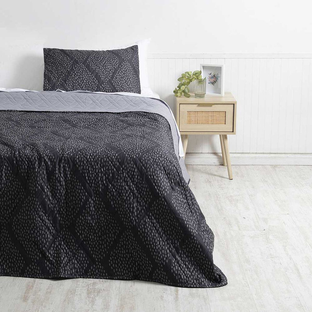 Quilt Microfibra Estampado 1.5 Plazas