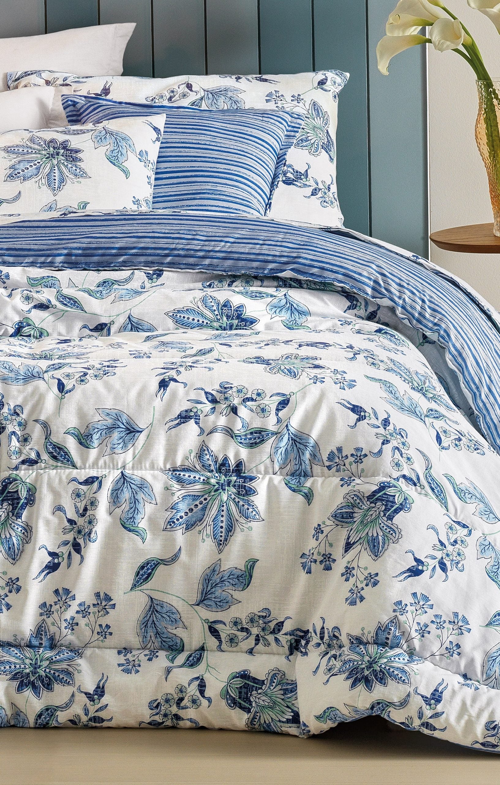 Plumón Reversible 2 Plazas 100% Algodón