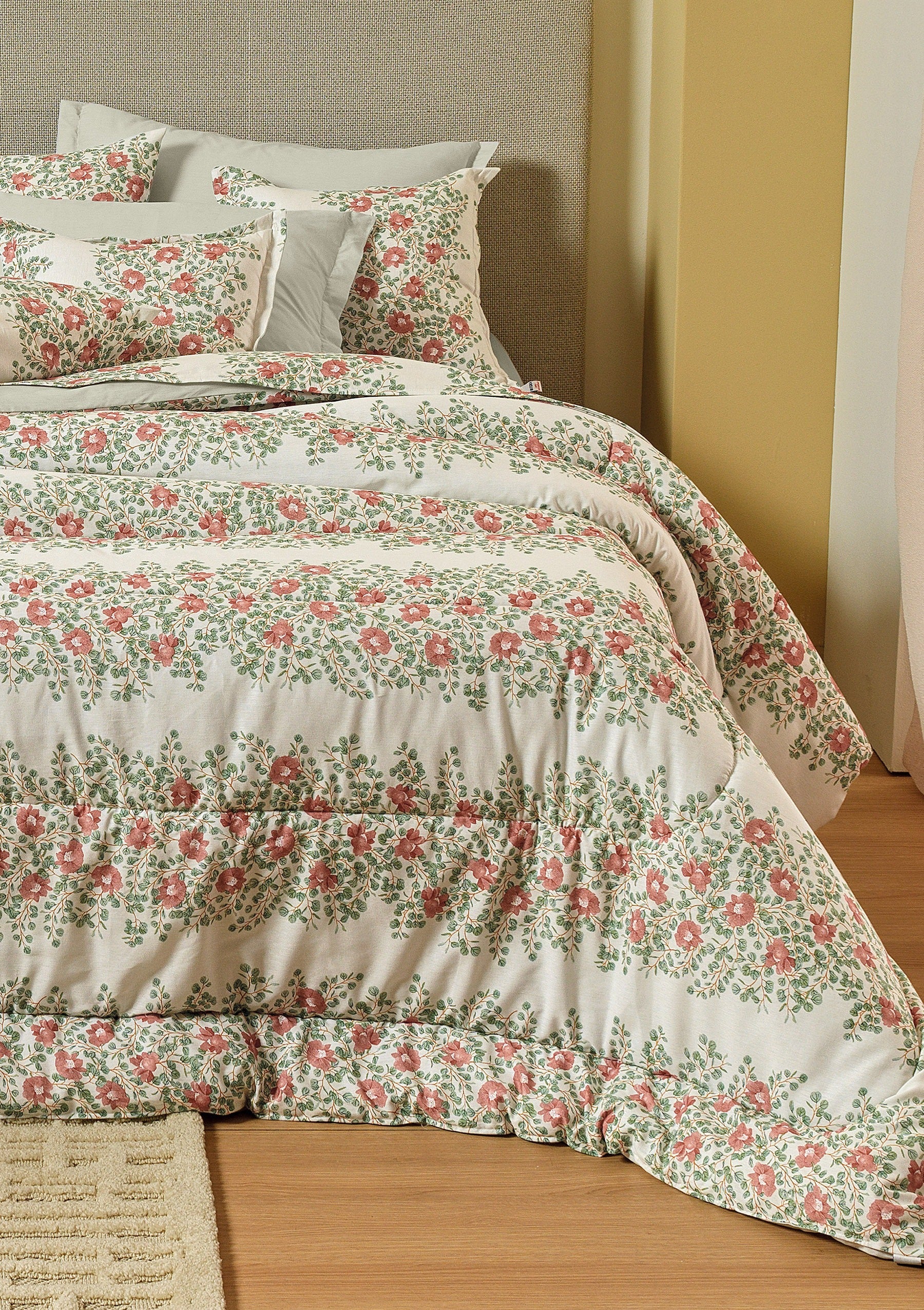 Plumón Reversible 2 Plazas 100% Algodón