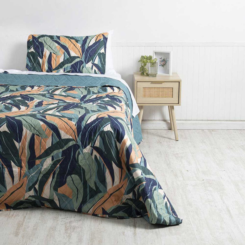 Quilt Microfibra Estampado 1.5 Plazas
