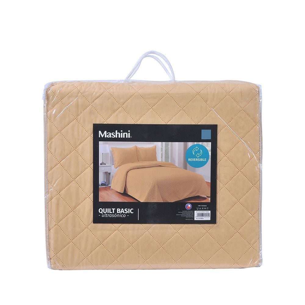 Quilt Cordoba Liso 2 Plazas Mashini