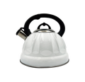 Tetera de acero inox Bari - 3L Blanca