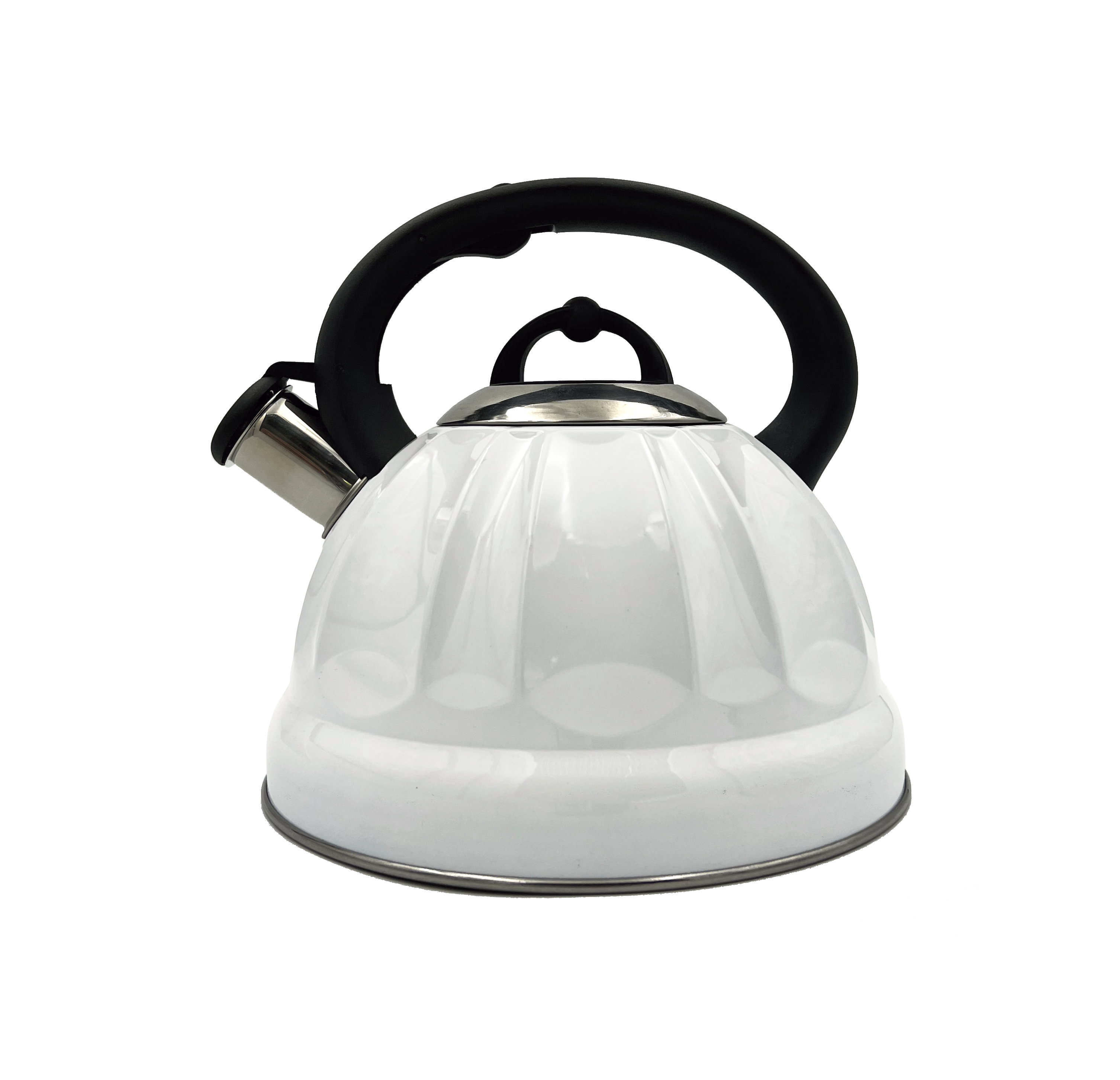 Tetera de acero inox Bari - 3L Blanca