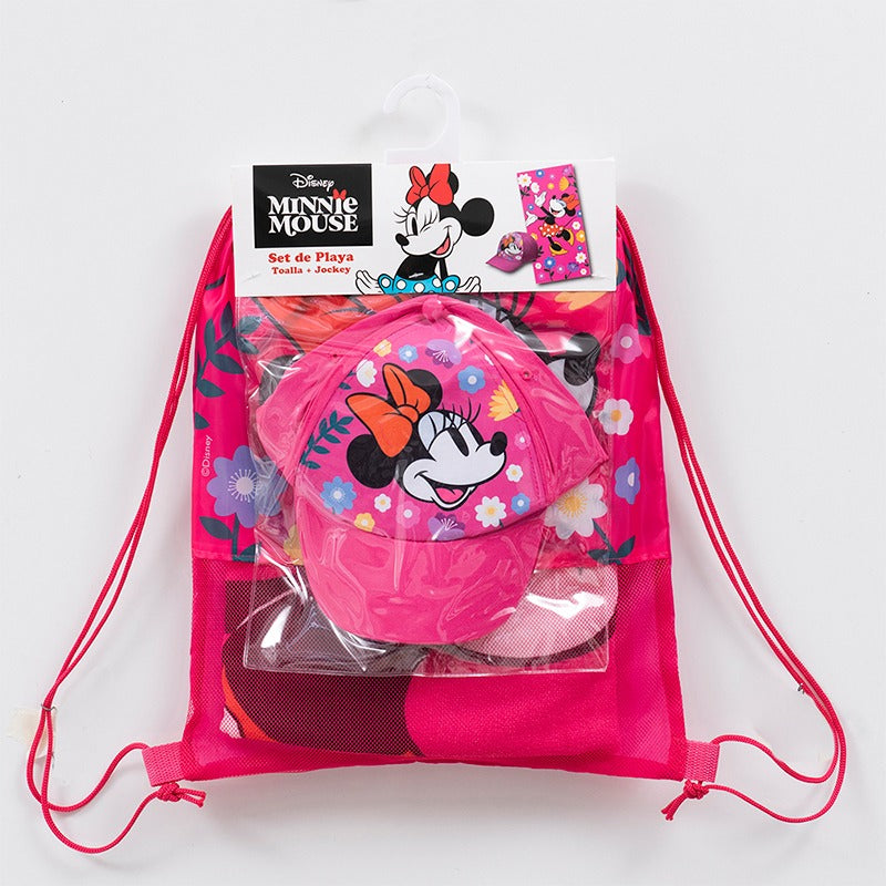 Set Infantil de Playa 3 Piezas Toalla + Bolso + Jockey