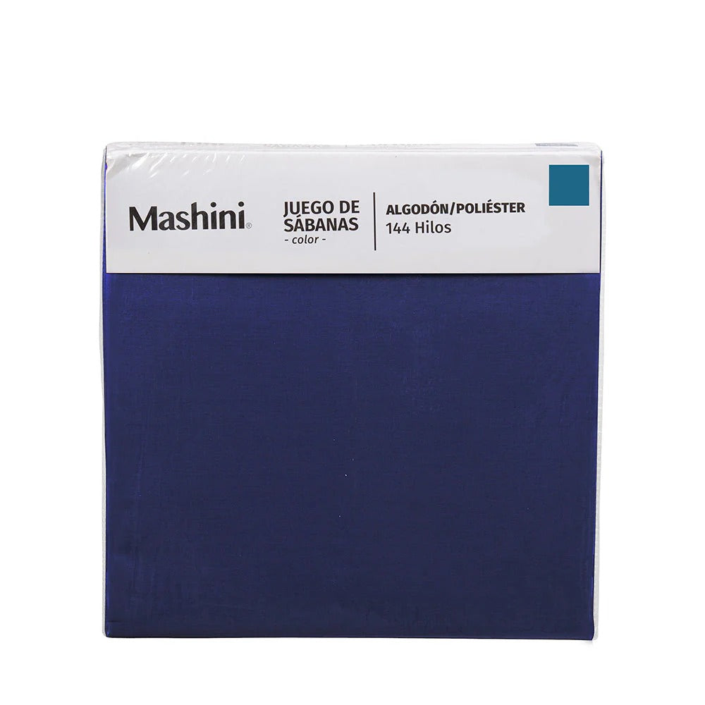 Juego de Sábanas Colores 144 Hilos King Mashini