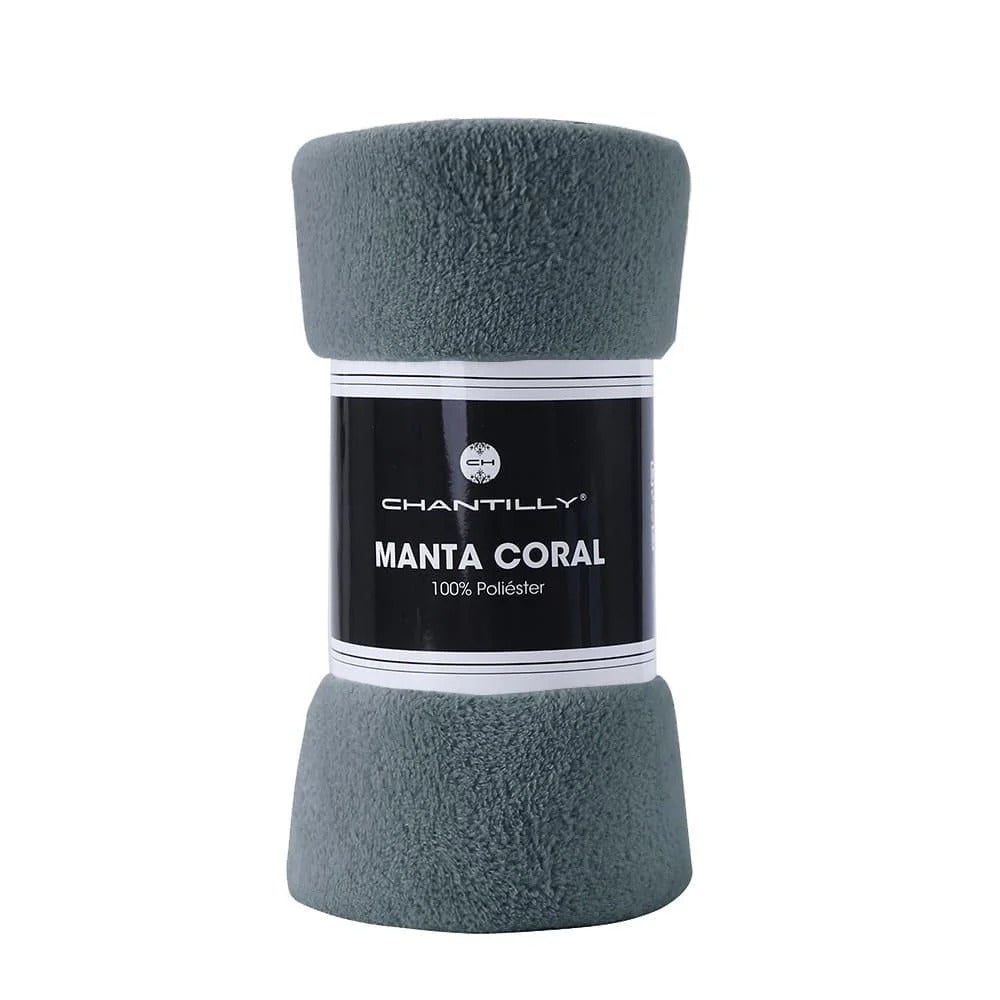 Manta Coral Fleece Ultra Suave Chantilly 125x150 cm