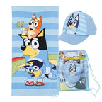 Set Infantil de Playa 3 Piezas Toalla + Bolso + Jockey