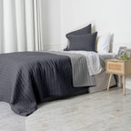 Quilt Microfibra 1.5 Plazas Toledo Bicolor