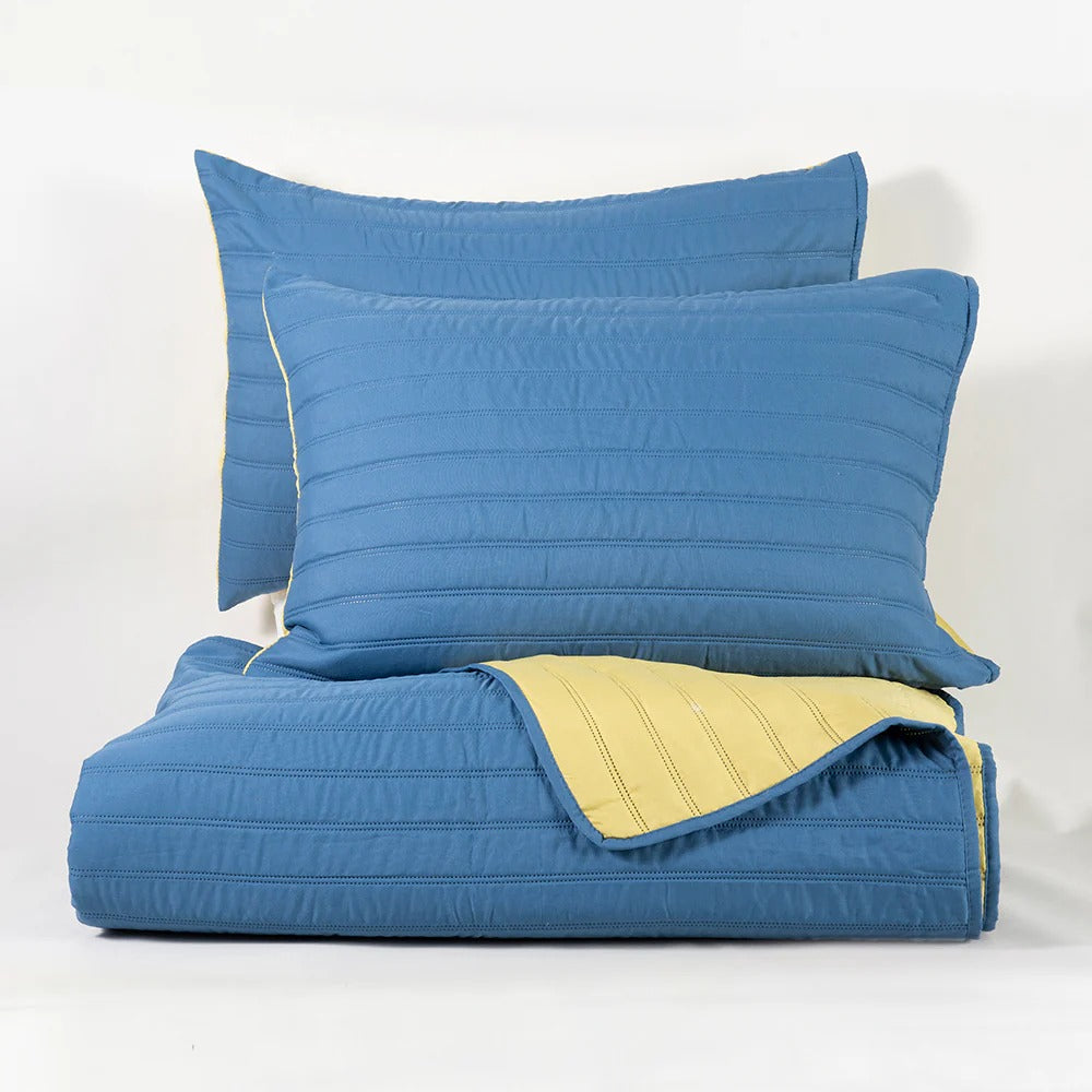 Quilt Microfibra 1.5 Plazas Toledo Bicolor