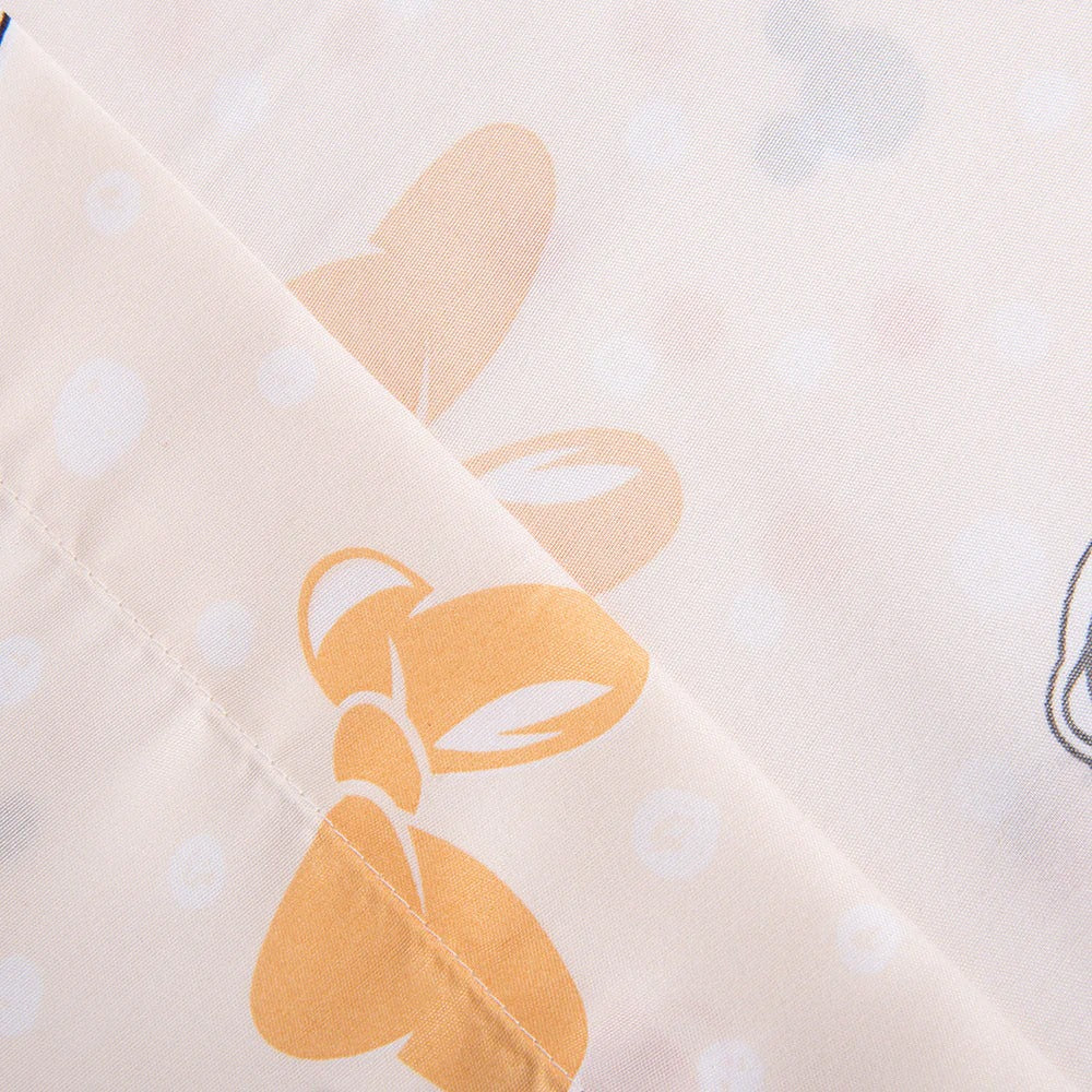 Juego de Sabanas Infantiles Microfibra 1,5 Plazas Minnie Beige