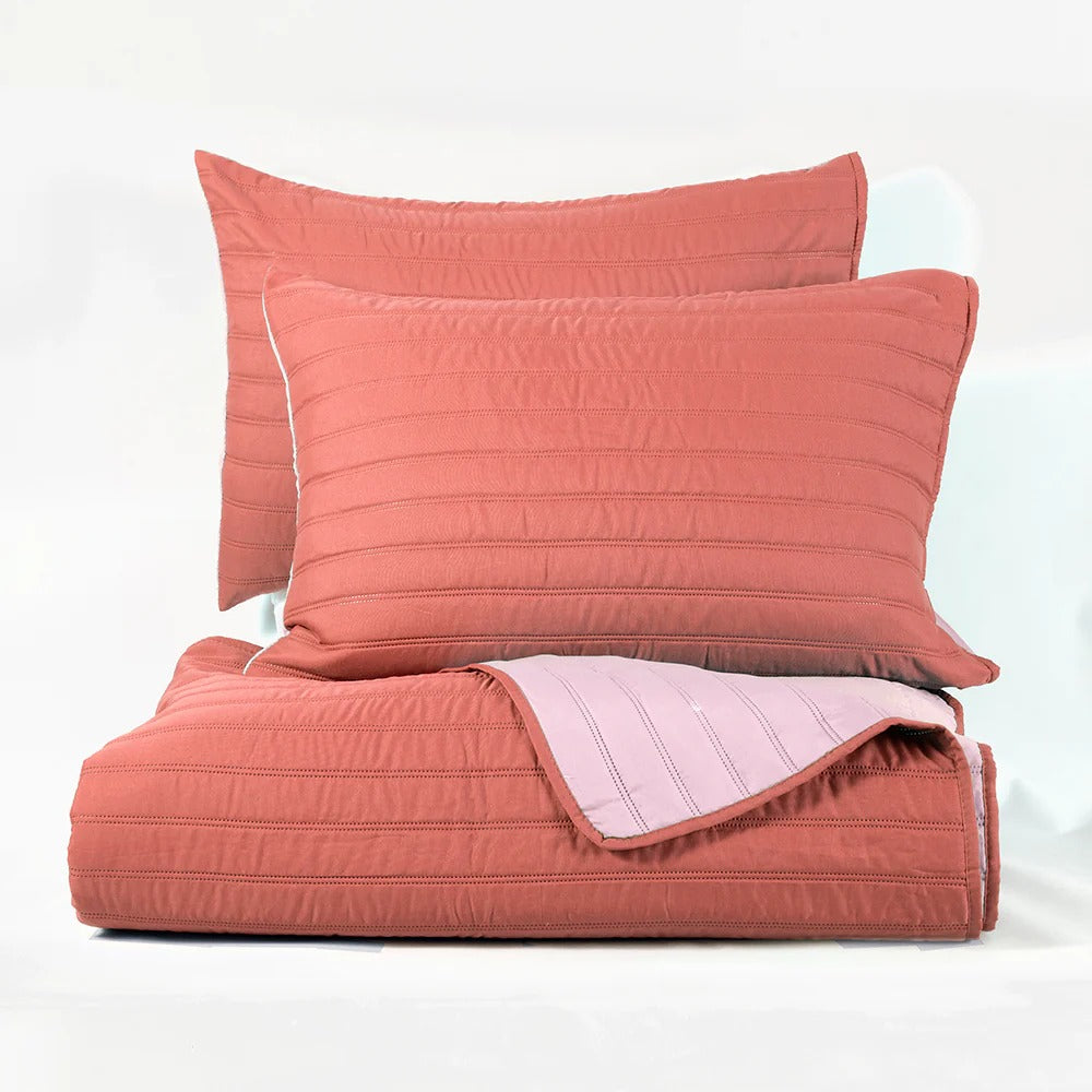 Quilt Microfibra 1.5 Plazas Toledo Bicolor